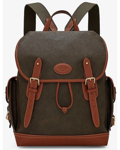 Mulberry Heritage Eco Scotchgrain Backpack - Brown