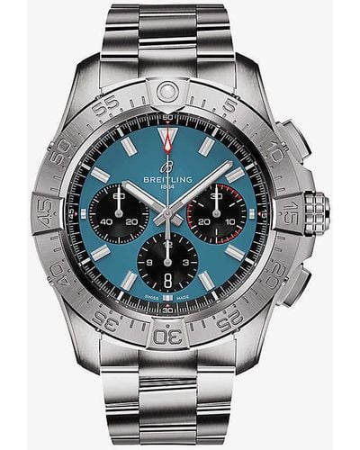 Breitling Ab0147101c1a1 Avenger B01 Chronograph 44 Stainless-steel Automatic Watch - Grey