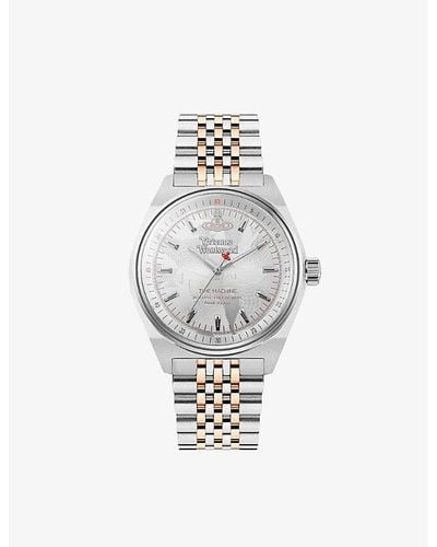 Vivienne Westwood Vv251wssr Lady Sydenham Stainless-steel Quartz Watch - Metallic