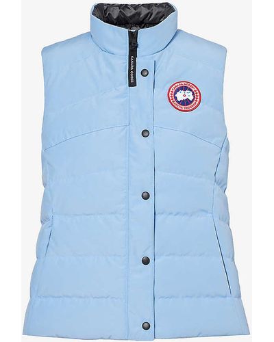 Canada Goose Freestyle Brand-patch Shell-down Gilet - Blue