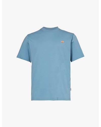 Dickies Mapleton Brand-print Cotton-jersey T-shirt X - Blue