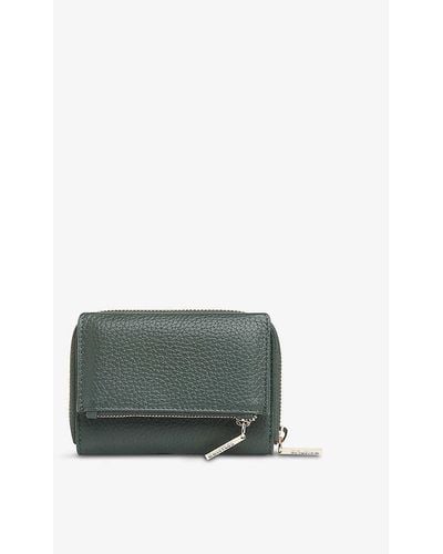 Whistles Bibi Leather Purse - Green