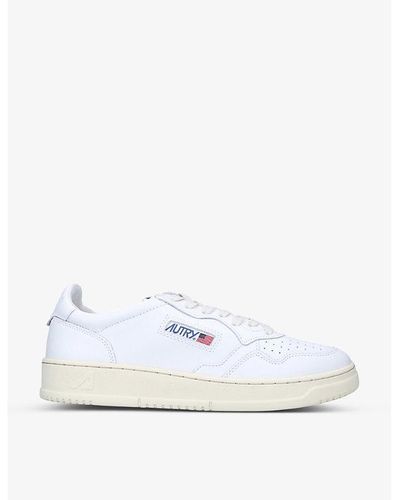 Autry Medalist Low-top Leather Sneakers - White