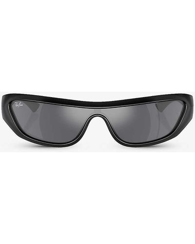 Ray-Ban Rb4431 Xan Irregular-frame Acetate Sunglasses - White