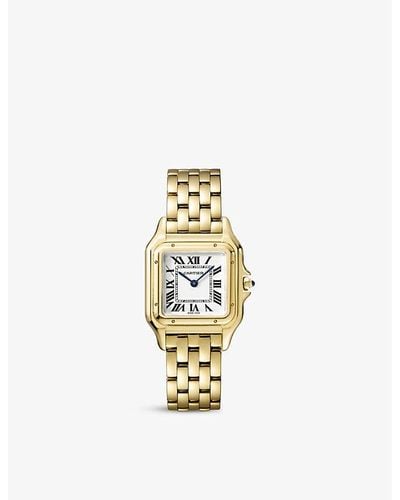 Cartier Crwgpn0008 Panthère De Small 18ct Yellow-gold Quartz Watch - Metallic