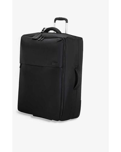 Lipault Plume Foldable Two-wheel Long-trip Suitcase - Black