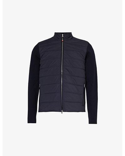 Orlebar Brown Terence Quilted Stretch Shell Jacket - Blue