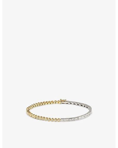 Yvonne Léon Riviere 18ct White And Yellow-gold And Diamond Bracelet