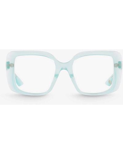 Dita Eyewear D4000426 Adabrah Square-frame Acetate Eye Glasses - White