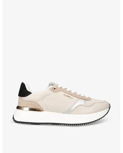 Carvela Kurt Geiger Flare Leather Low-top Sneakers - White