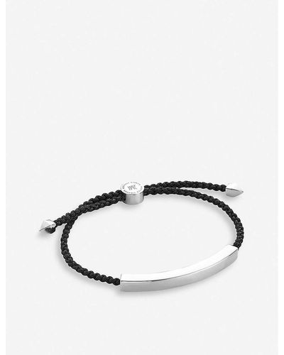 Monica Vinader Linear Sterling Friendship Bracelet - Metallic