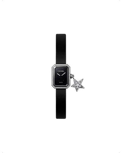 Chanel H7943 Première Lucky Star Stainless-steel And 0.30ct Diamond Quartz Watch - Black