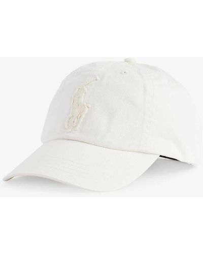 Polo Ralph Lauren Logo-embroidered Cotton Baseball Cap - White