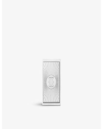 Cartier C De Décor Stainless Money Clip - White