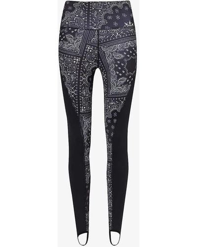 P.E Nation Niseko High-rise Stretch-recycled Polyester legging - Blue