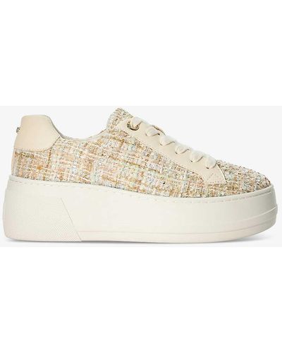 Dune Episode Flatform Boucle Low-top Trainers - Natural