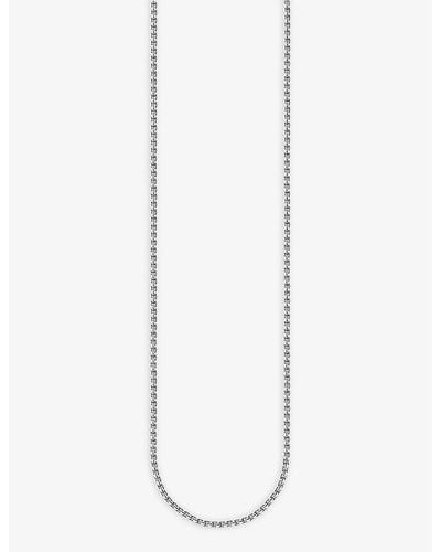 Thomas Sabo Venezia Sterling- Chain Necklace - White