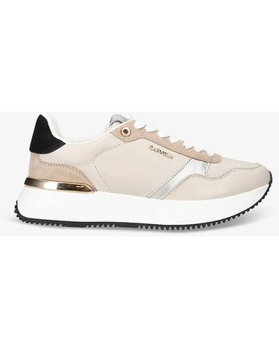 Carvela Kurt Geiger Flare Leather Low-top Trainers - White