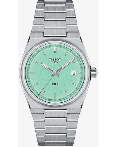 Tissot T1372101109100 Prx Stainless-steel Quartz Watch - Blue