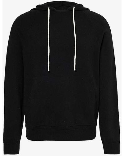 PAIGE Donaldson Relaxed-fit Knitted Hoody - Black
