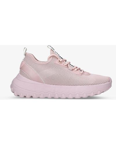 KG by Kurt Geiger Lowell Knitted Low-top Sneakers - Pink