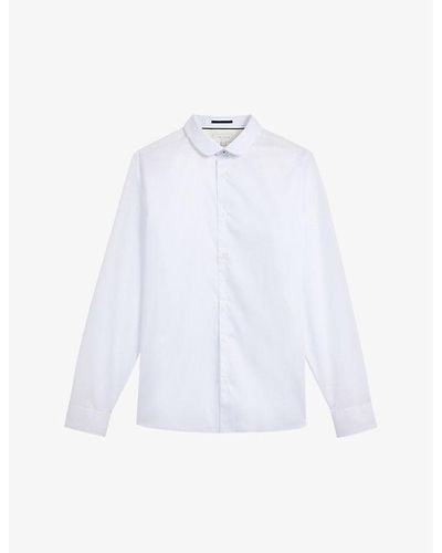 Ted Baker Witfor Regular-fit Cotton Shirt - White