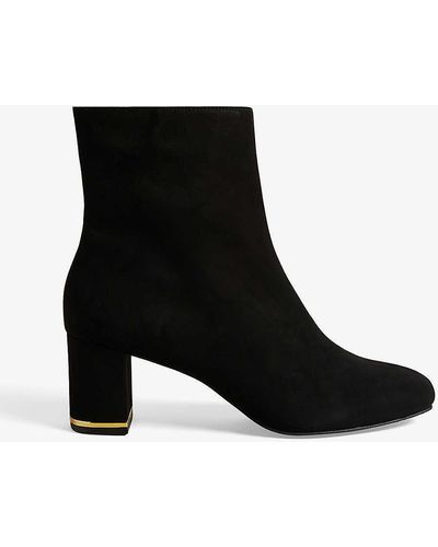 Ted Baker Neomie Suede Ankle Boots - Black