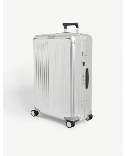 Samsonite Lite-box Alu Hard Case 4 Wheel Cabin Suitcase 76cm - Grey