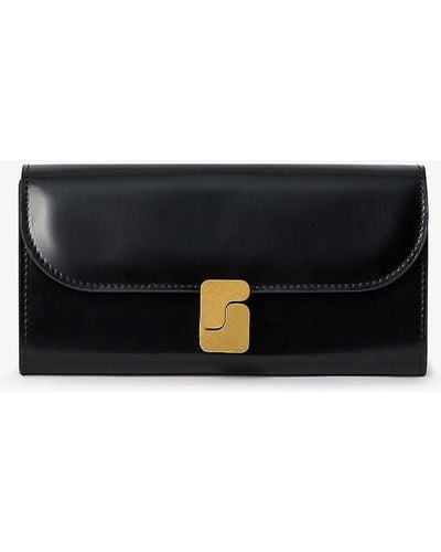 Soeur Anita Logo-embellished Leather Purse - Black