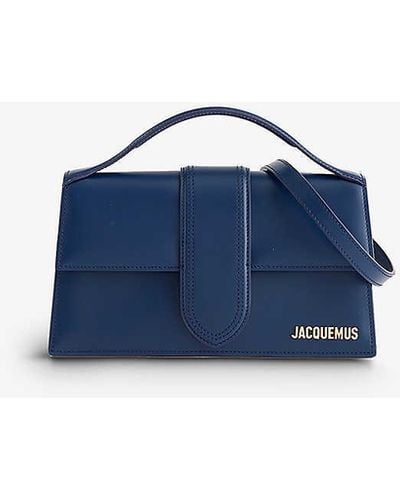 Jacquemus Le Grand Bambino Leather Top-handle Bag - Blue