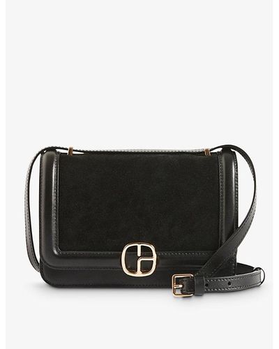 Claudie Pierlot - Authenticated Spring Summer 2020 Handbag - Leather Black Snakeskin for Women, Very Good Condition