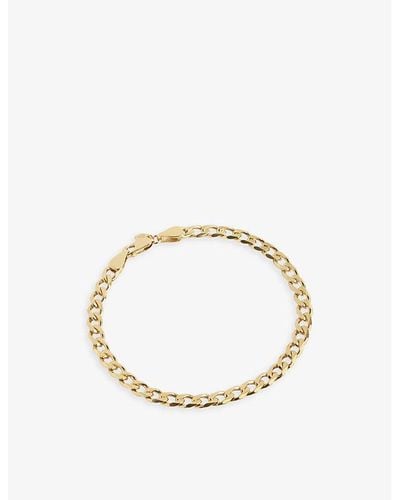 Maria Black Forza Chain-link Large Yellow-gold Plated Sterling-silver Bracelet - Metallic
