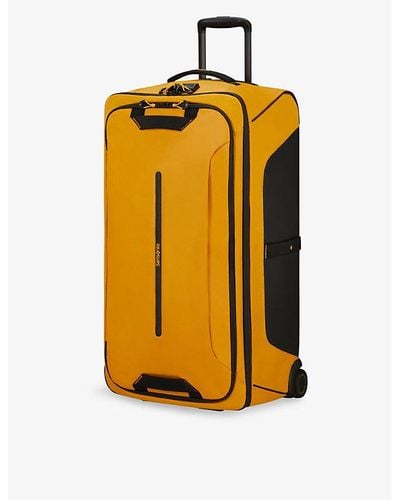 Samsonite Ecodiver Duffle Two-wheel Recycled-polyester Suitcase 79cm - Yellow