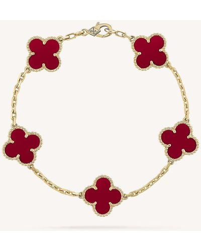 Van Cleef & Arpels Diamond Vintage Alhambra Bracelet - PreLoved Treasures