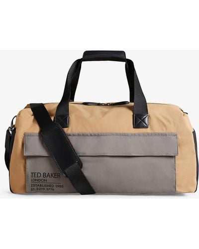 Ted Baker Fedwick Colour-block Woven Holdall - Multicolour