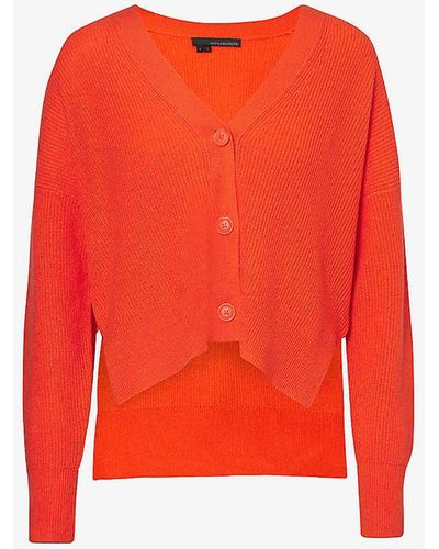 360cashmere Bridget Relaxed-fit Cashmere Knitted Cardigan - Red