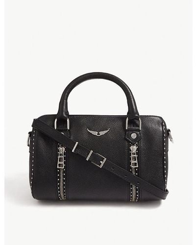 Zadig & Voltaire Xs Sunny Grained Leather Shoulder Bag - Black
