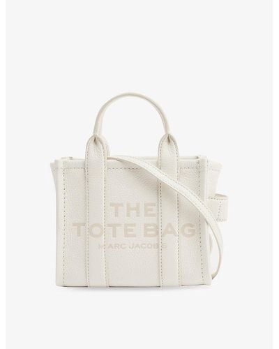 Marc Jacobs The Leather Mini Tote Bag - White