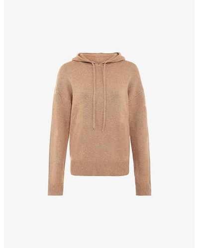 House Of Cb Jionni Relaxed-fit Knitted Hoody - Natural