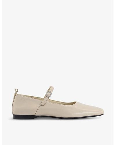 Vagabond Shoemakers Delia Leather Mary Jane Flats - White