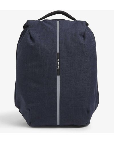 Samsonite Securipak Nylon Backpack - Blue