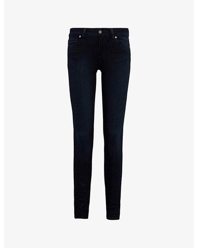 PAIGE Verdugo Ultra-skinny Mid-rise Jeans - Blue