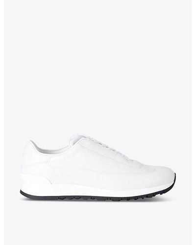 John Lobb Lift Lace-up Leather Low-top Sneakers - White