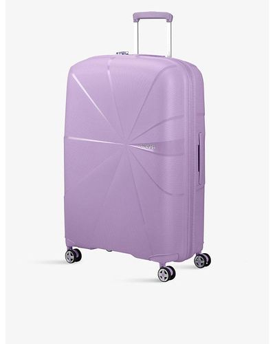 American Tourister Starvibe Expandable Four-wheel Suitcase 77cm - Purple