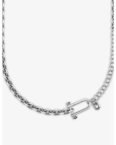Thomas Sabo Iconic Skull Sterling Silver Necklace - Natural