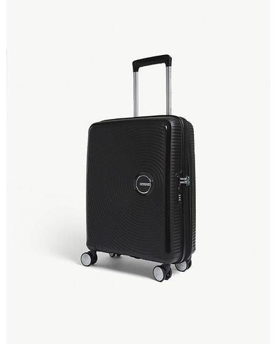 American Tourister Soundbox Expandable Four-wheel Cabin Suitcase - Black