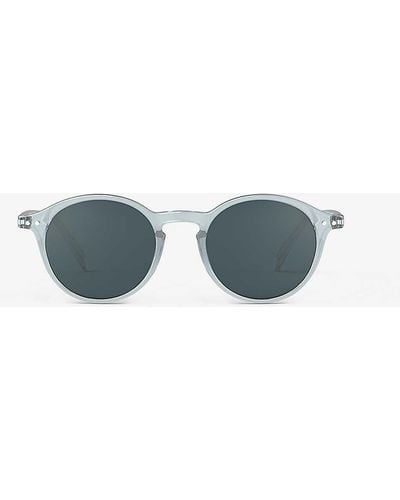 Izipizi #d Round-frame Polycarbonate Sunglasses - Blue