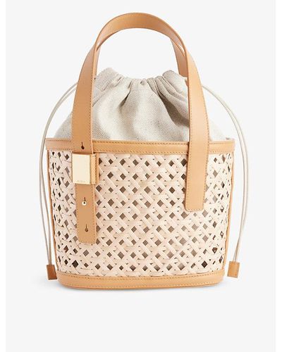 Rodo Ellie Small Willow Tote Bag - Natural
