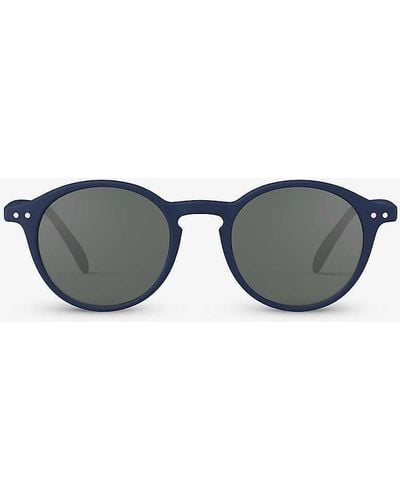Izipizi #d Round-frame Acetate Sunglasses - Grey
