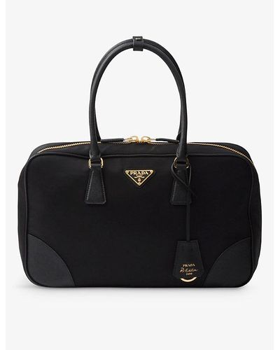 Prada Re-edition 1978 Re-nylon Large Recycled-polyamide Top-handle Bag - Black